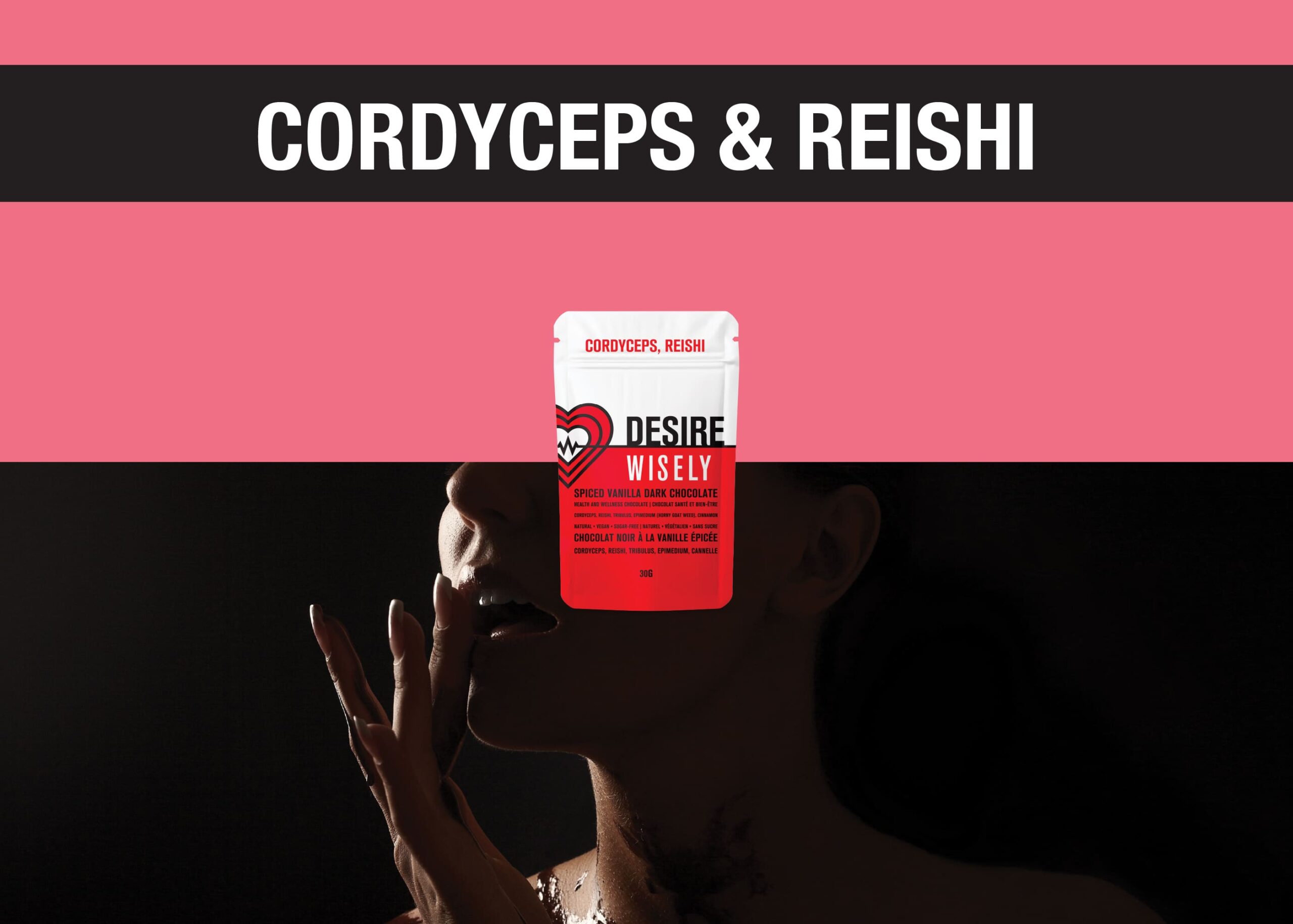 5 WISELY BLOGS JUNE wisely functional mushroom adaptogenic chocolate desire cordyceps reishi 2 scaled