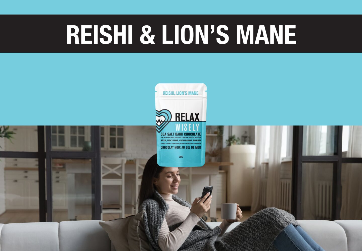 6 WISELY BLOGS JUNE wisely functional mushroom adaptogenic chocolate relax reishi lionsmane 2