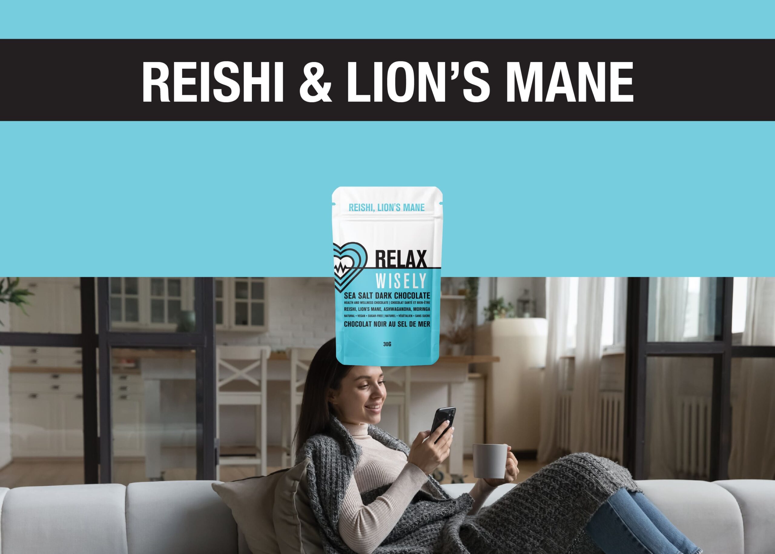 6 WISELY BLOGS JUNE wisely functional mushroom adaptogenic chocolate relax reishi lionsmane 2 scaled