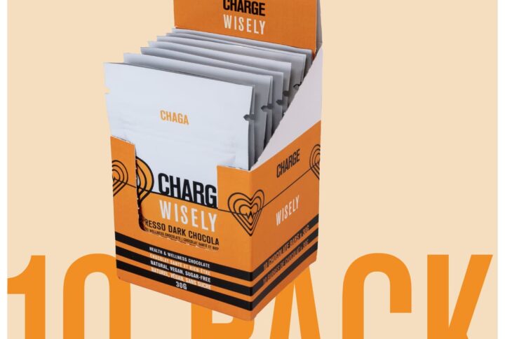 wisely functional mushroom adaptogenic chocolate charge chaga 10P 01