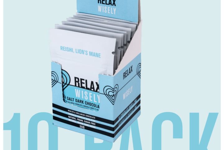 wisely functional mushroom adaptogenic chocolate relax reishi lionsmane 10P 01