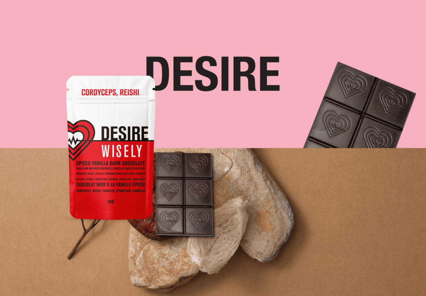 wisely functional mushroom adaptogenic chocolate desire cordyceps reishi 001