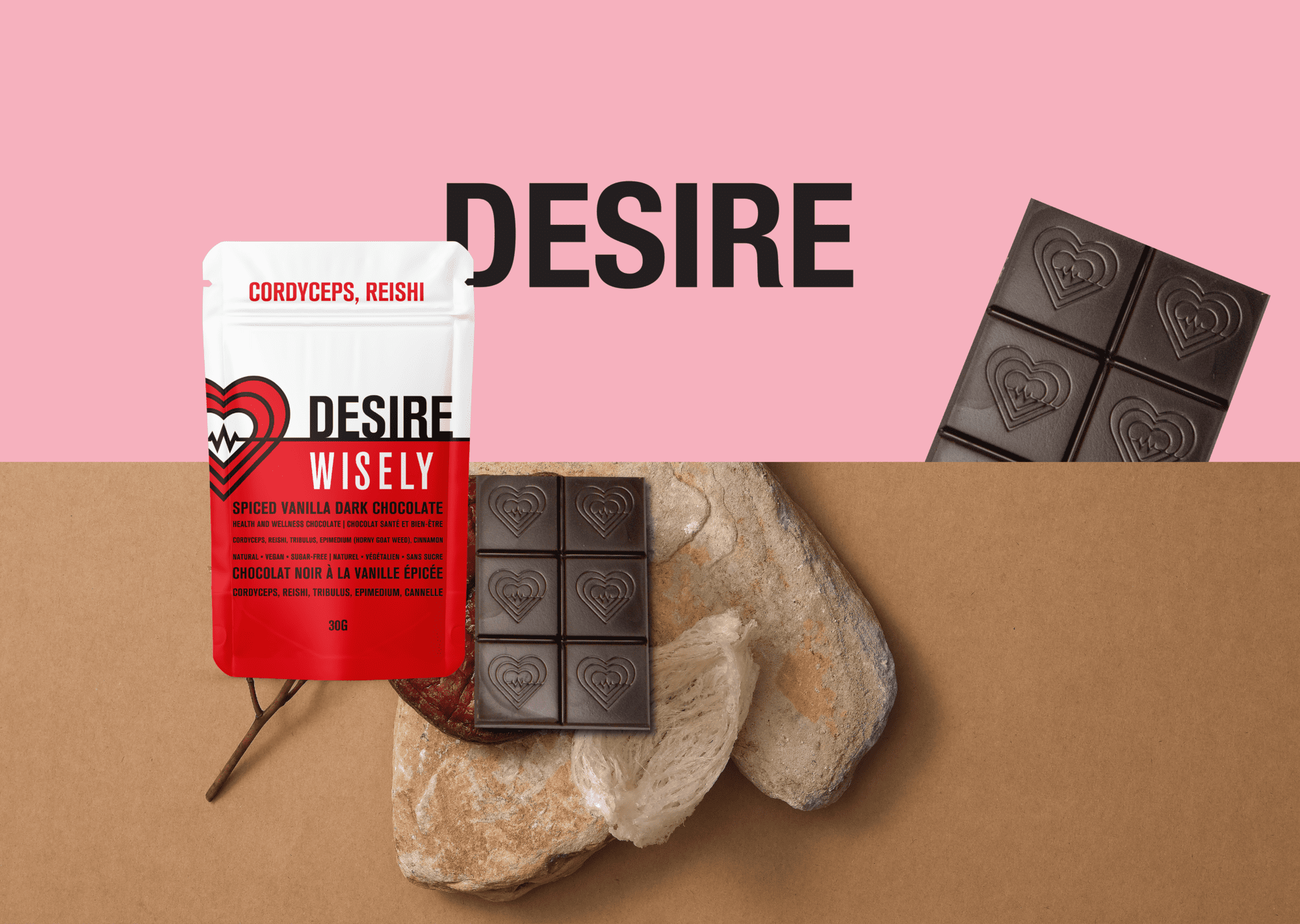 wisely functional mushroom adaptogenic chocolate desire cordyceps reishi 001