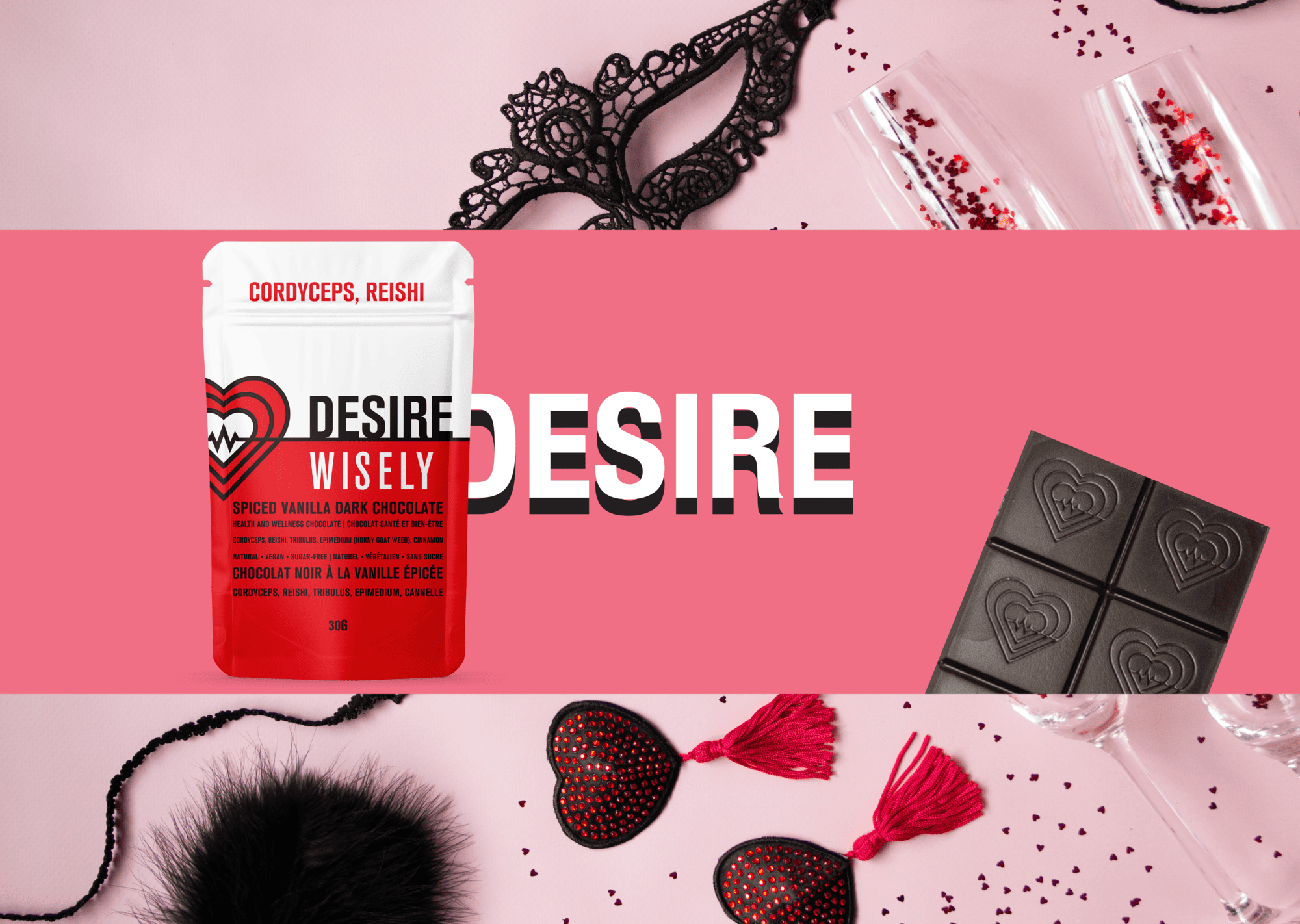 wisely functional mushroom adaptogenic chocolate desire cordyceps reishi 002