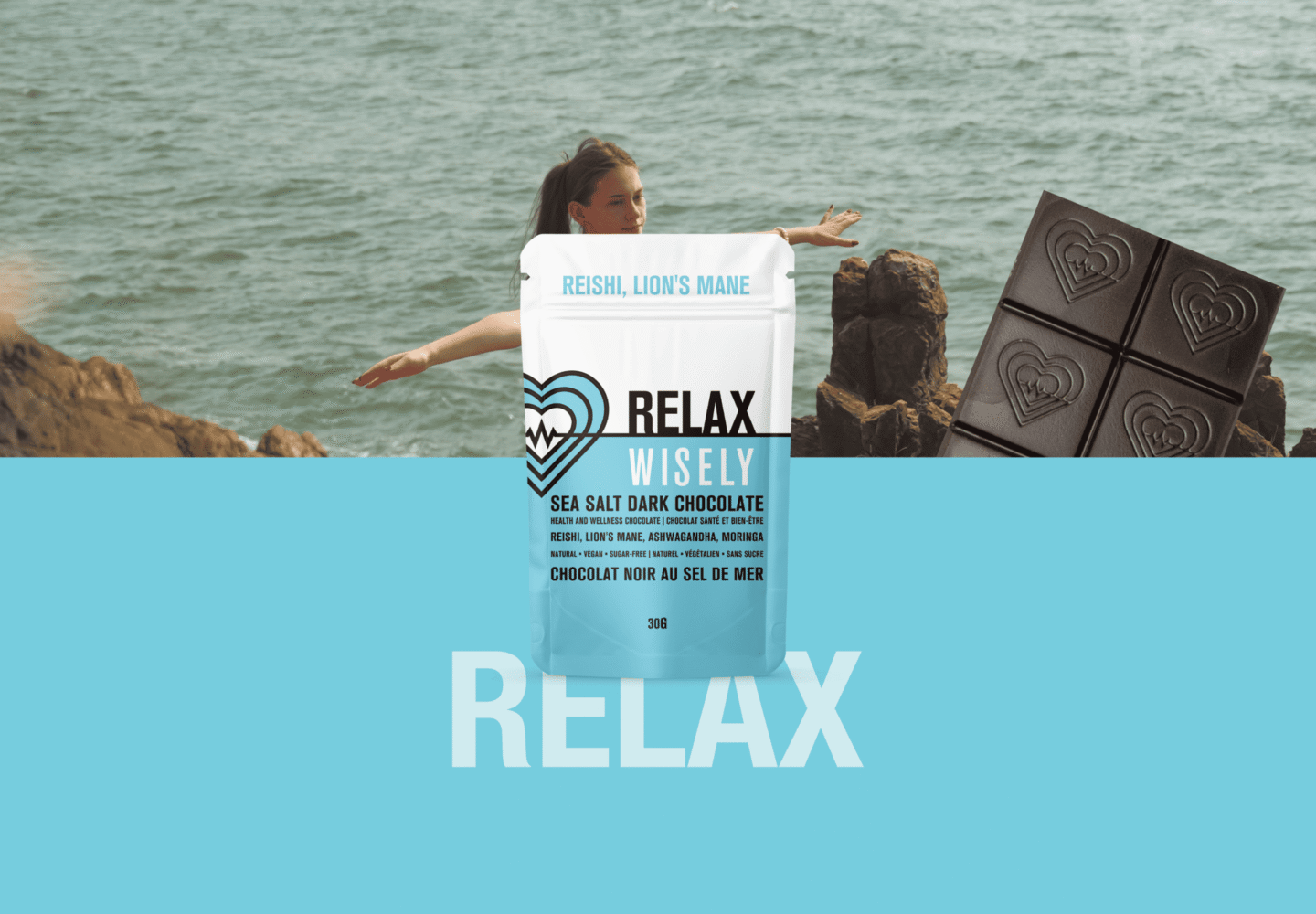 wisely functional mushroom adaptogenic chocolate relax reishi lionsmane 003